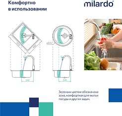 Milardo Смеситель для кухни Rora RORBLFJM05 – фотография-6